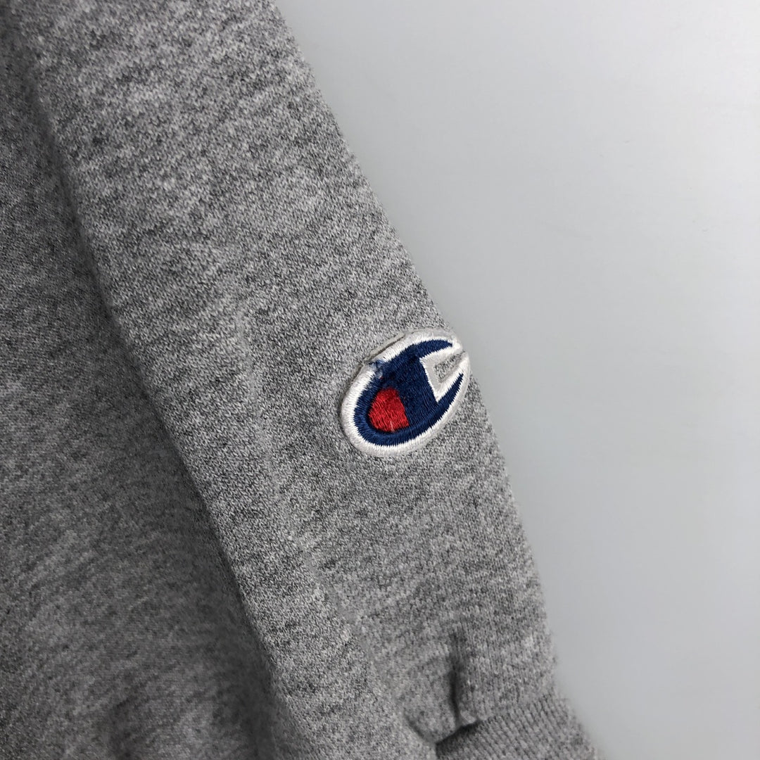 2000'S Champion Authentic Athletic Capparel USMC (United States Marine Corps) Sweatshirt Pullover Hoodie, Men's Size L (approx.) cotton gray type Vintage Second Hand