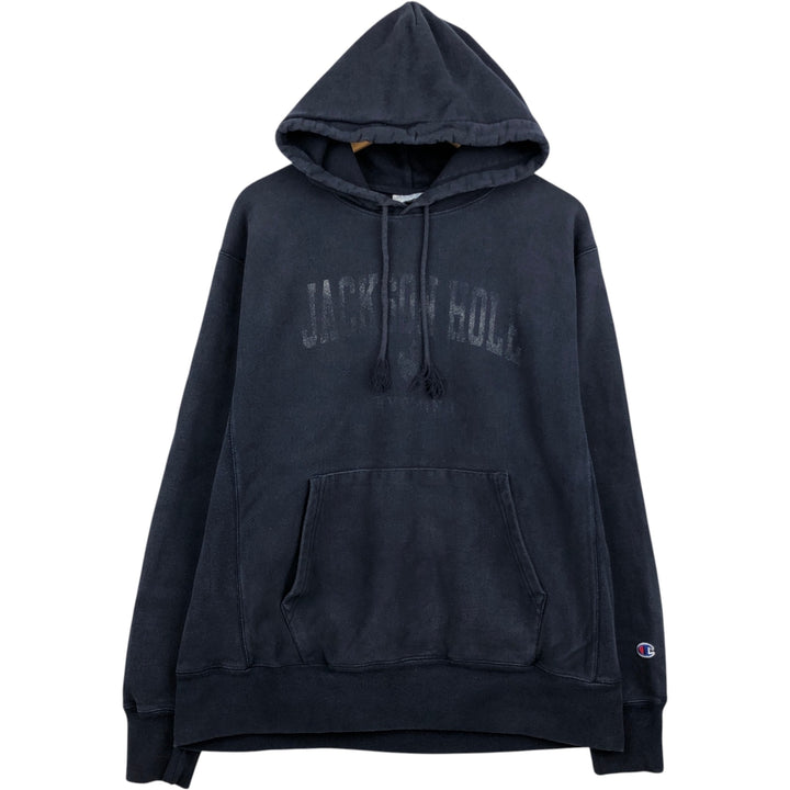 Champion REVERSE WEAVE Reverse Weave Sweat Pullover Hoodie Men's L size unclear navy blue type Vintage Second Hand