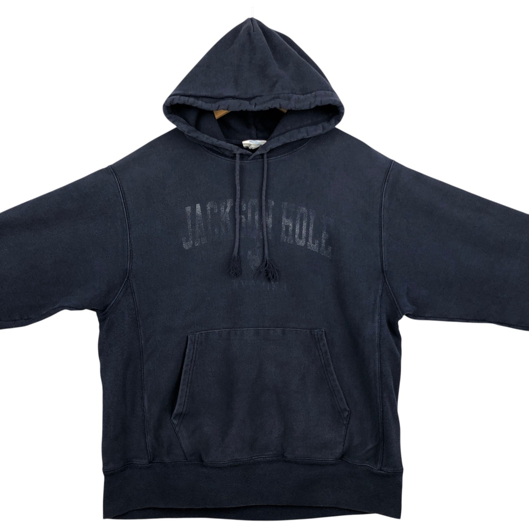 Champion REVERSE WEAVE Reverse Weave Sweat Pullover Hoodie Men's L size unclear navy blue type Vintage Second Hand