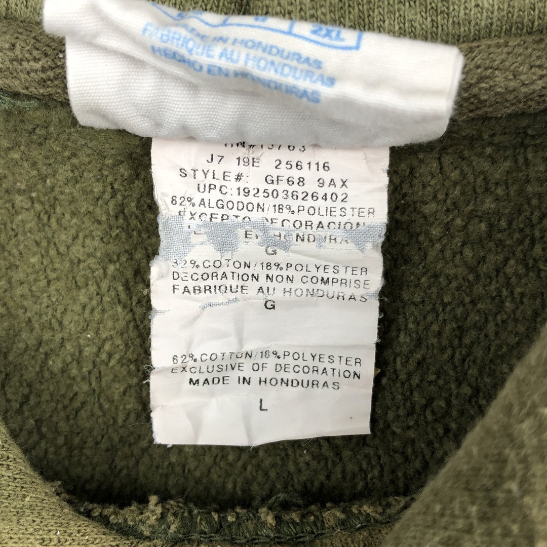 Champion REVERSE WEAVE Reverse Weave Sweat Pullover Hoodie Men's L size cotton Khaki type Vintage Second Hand