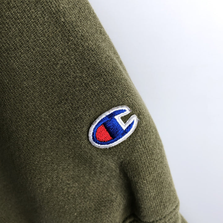 Champion REVERSE WEAVE Reverse Weave Sweat Pullover Hoodie Men's L size cotton Khaki type Vintage Second Hand