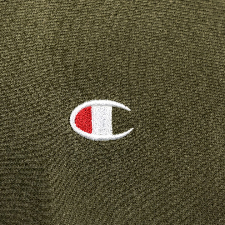 Champion REVERSE WEAVE Reverse Weave Sweat Pullover Hoodie Men's L size cotton Khaki type Vintage Second Hand