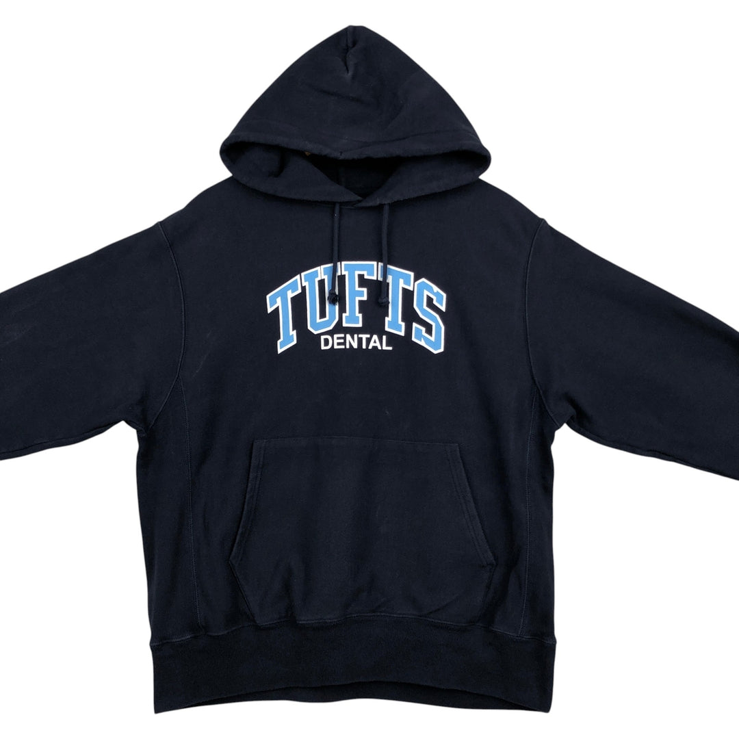 Champion REVERSE WEAVE Reverse Weave College Sweat Pullover Hoodie Men's L size cotton navy blue type Vintage Second Hand