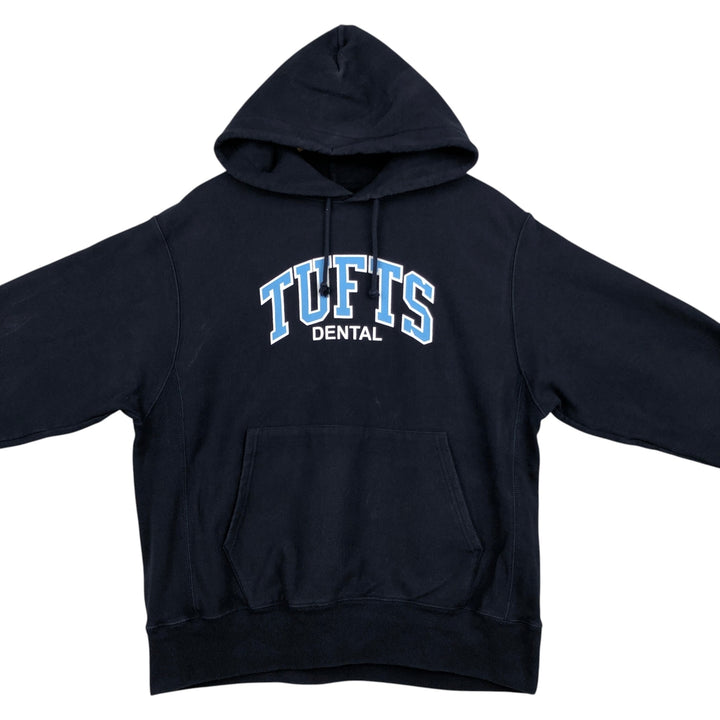 Champion REVERSE WEAVE Reverse Weave College Sweat Pullover Hoodie Men's L size cotton navy blue type Vintage Second Hand