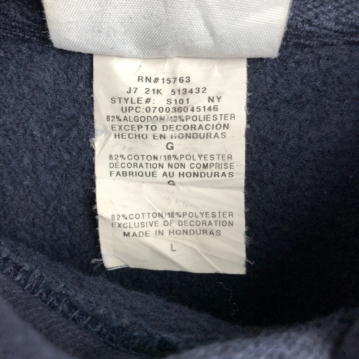 Champion REVERSE WEAVE Reverse Weave College Sweat Pullover Hoodie Men's L size cotton navy blue type Vintage Second Hand