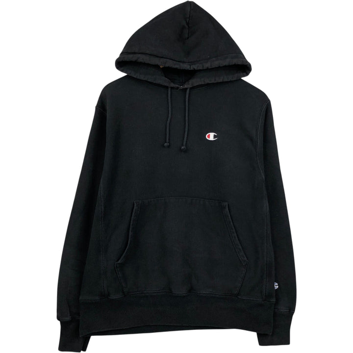 Champion REVERSE WEAVE Reverse Weave Sweat Pullover Hoodie Men's M cotton black type Vintage Second Hand