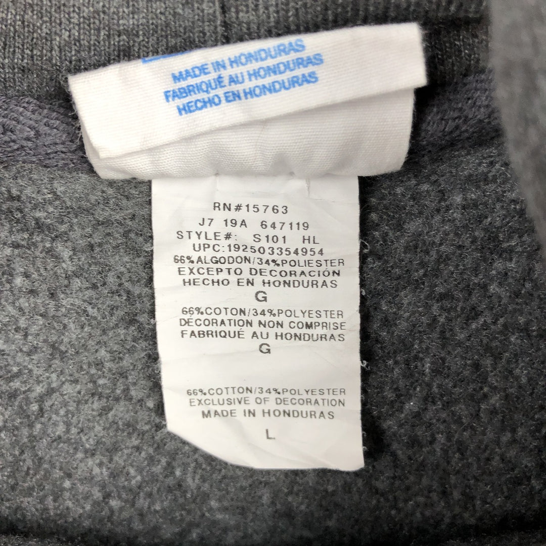 Champion Reverse Weave Precision Pipeline Solutions Adva Sweat Pullover Hoodie, Men's Size L (approx.) cotton gray type Vintage Second Hand