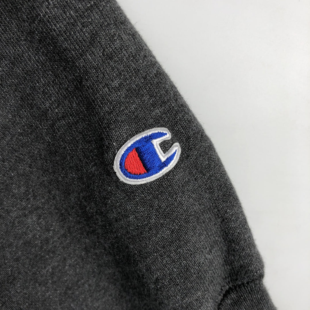 Champion Reverse Weave Precision Pipeline Solutions Adva Sweat Pullover Hoodie, Men's Size L (approx.) cotton gray type Vintage Second Hand