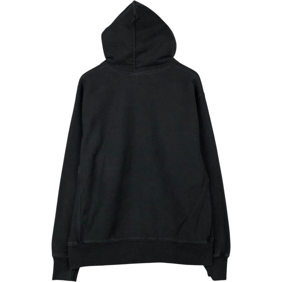 Champion REVERSE WEAVE Reverse Weave No Eyes Plain Blank Sweatshirt Hoodie Men's L Size cotton black type Vintage Second Hand