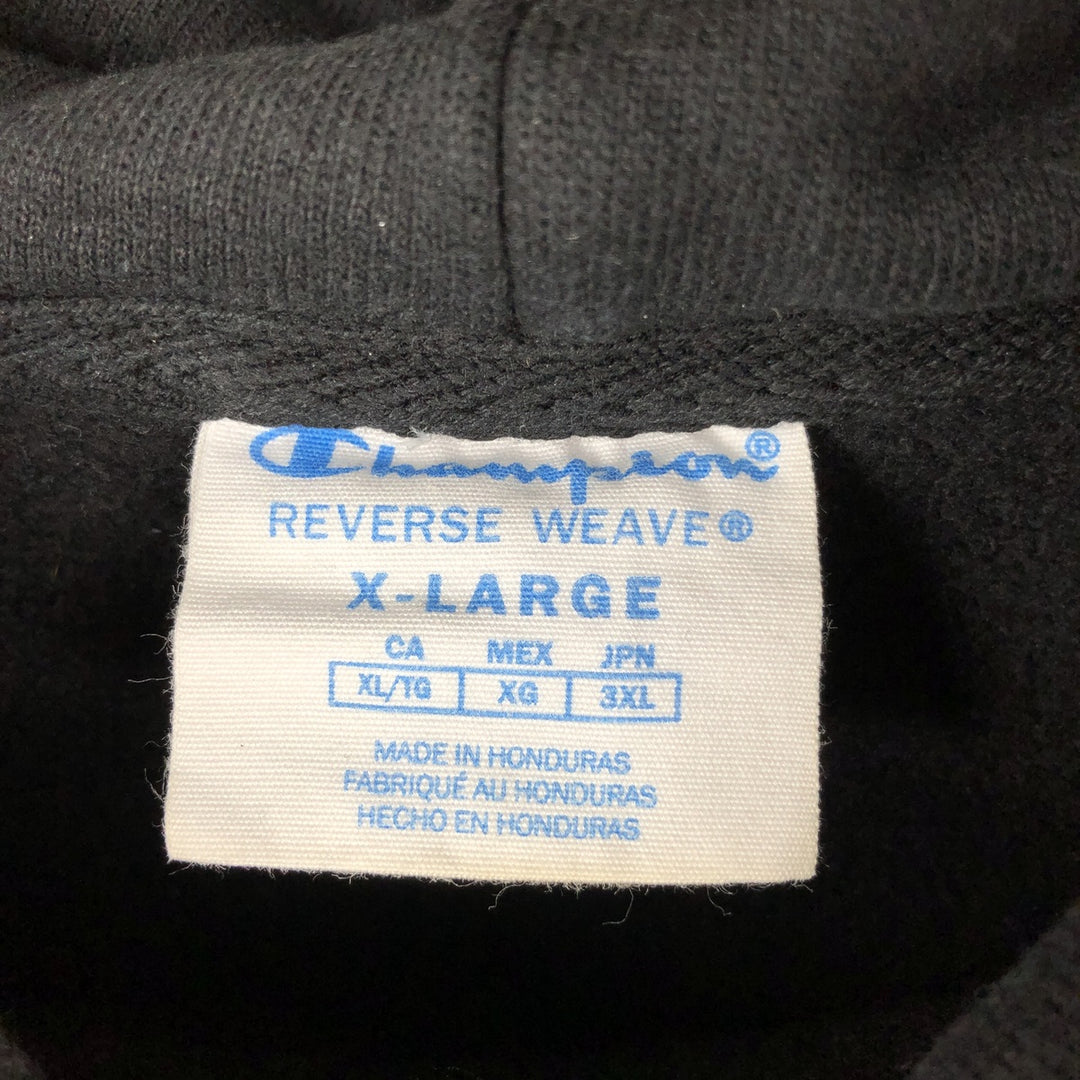Champion REVERSE WEAVE Reverse Weave Sweat Pullover Hoodie Men's XL cotton black type Vintage Second Hand