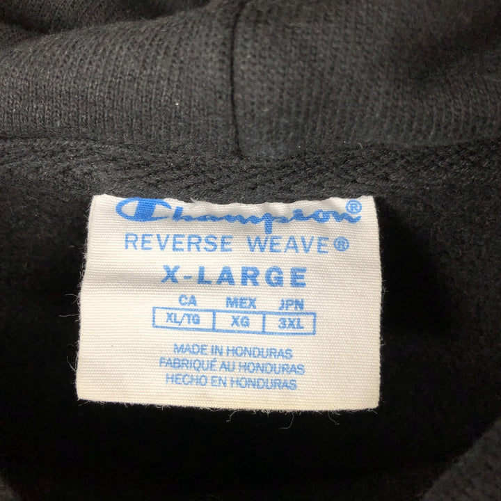 Champion REVERSE WEAVE Reverse Weave Sweat Pullover Hoodie Men's XL cotton black type Vintage Second Hand