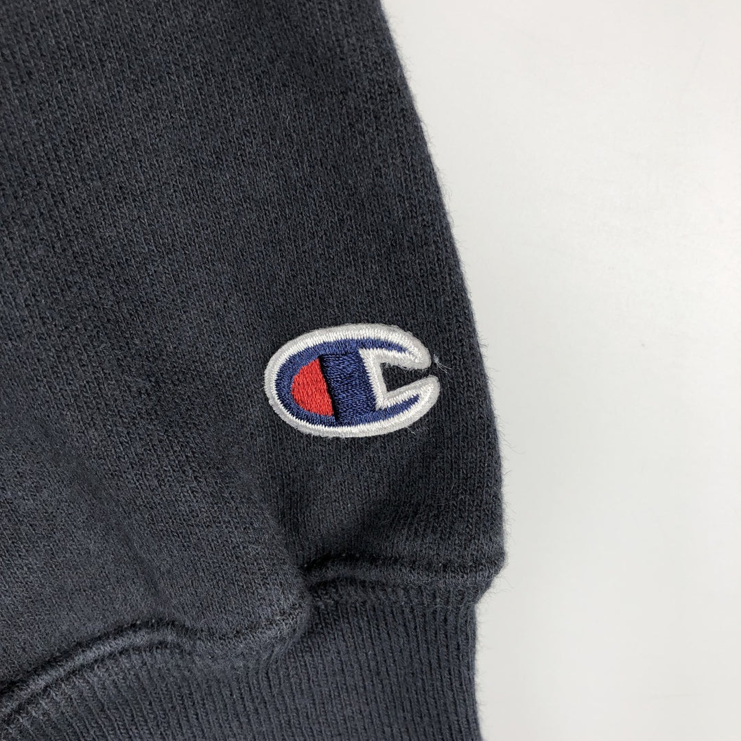 2000'S Champion Premium Reverse Weave Advertising Sweat Pullover Hoodie (Men's Size M) cotton black type Vintage Second Hand