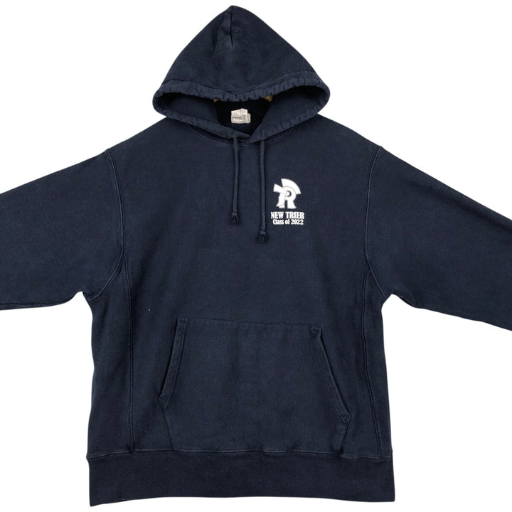 Champion REVERSE WEAVE Reverse Weave College Sweat Pullover Hoodie Men's L size cotton navy blue type Vintage Second Hand