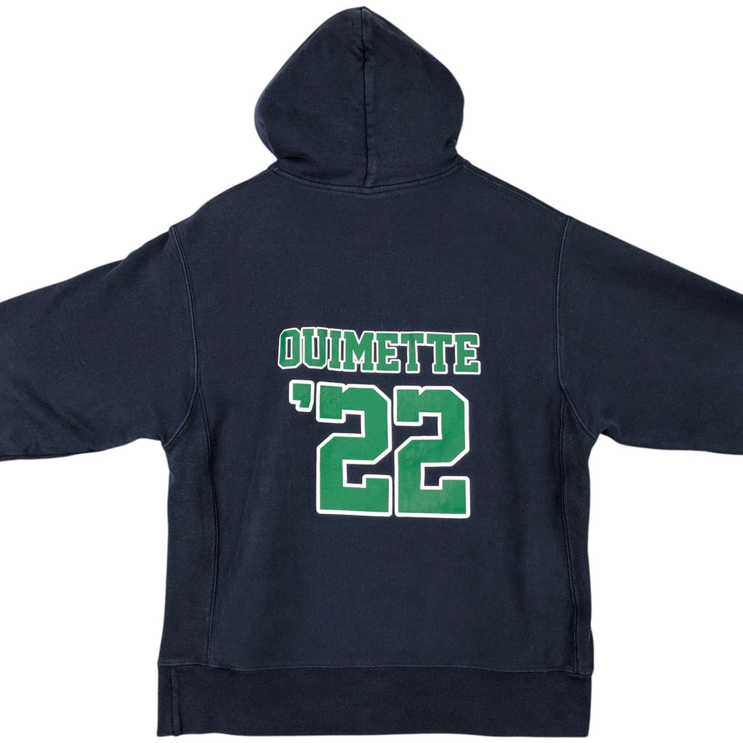 Champion REVERSE WEAVE Reverse Weave College Sweat Pullover Hoodie Men's L size cotton navy blue type Vintage Second Hand