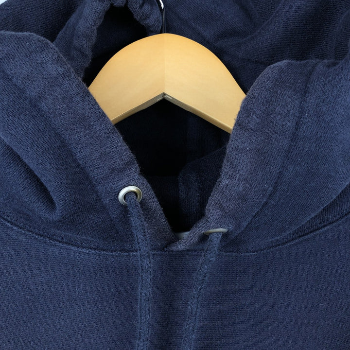 Champion REVERSE WEAVE Reverse Weave Sweat Pullover Hoodie Men's XL cotton navy blue type Vintage Second Hand