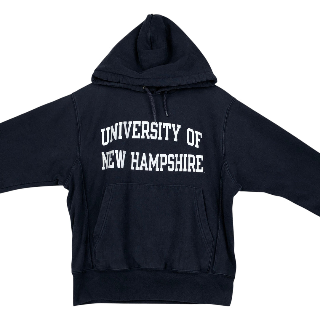 2000'S Champion Original Reverse Weave College Pullover Hoodie, Men's Size Small cotton navy blue type Vintage Second Hand