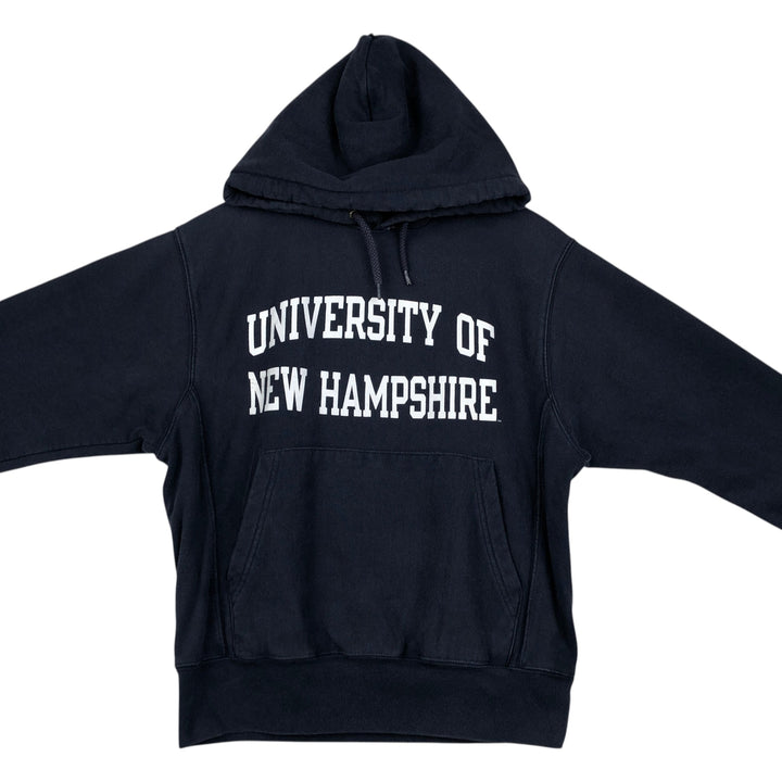 2000'S Champion Original Reverse Weave College Pullover Hoodie, Men's Size Small cotton navy blue type Vintage Second Hand