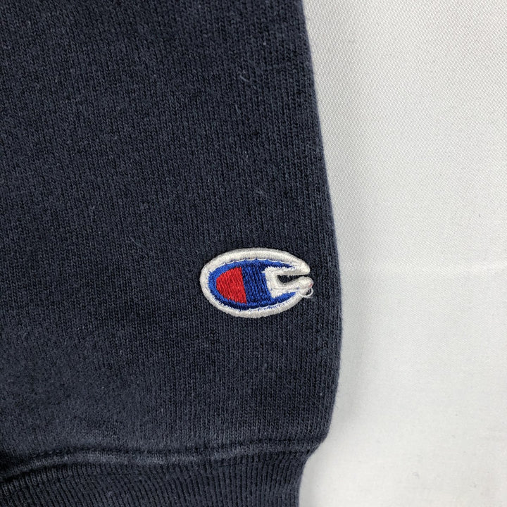 2000'S Champion Original Reverse Weave College Pullover Hoodie, Men's Size Small cotton navy blue type Vintage Second Hand