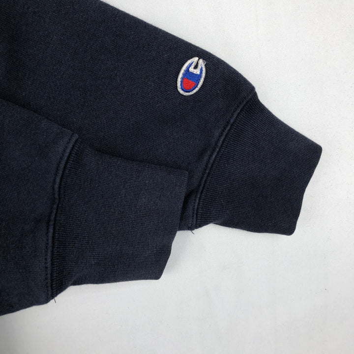 2000'S Champion Original Reverse Weave College Pullover Hoodie, Men's Size Small cotton navy blue type Vintage Second Hand