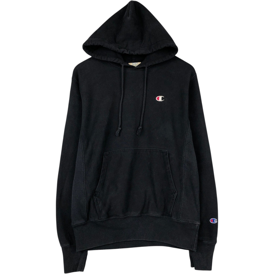 Champion REVERSE WEAVE Reverse Weave Sweat Pullover Hoodie Men's S cotton black type Vintage Second Hand