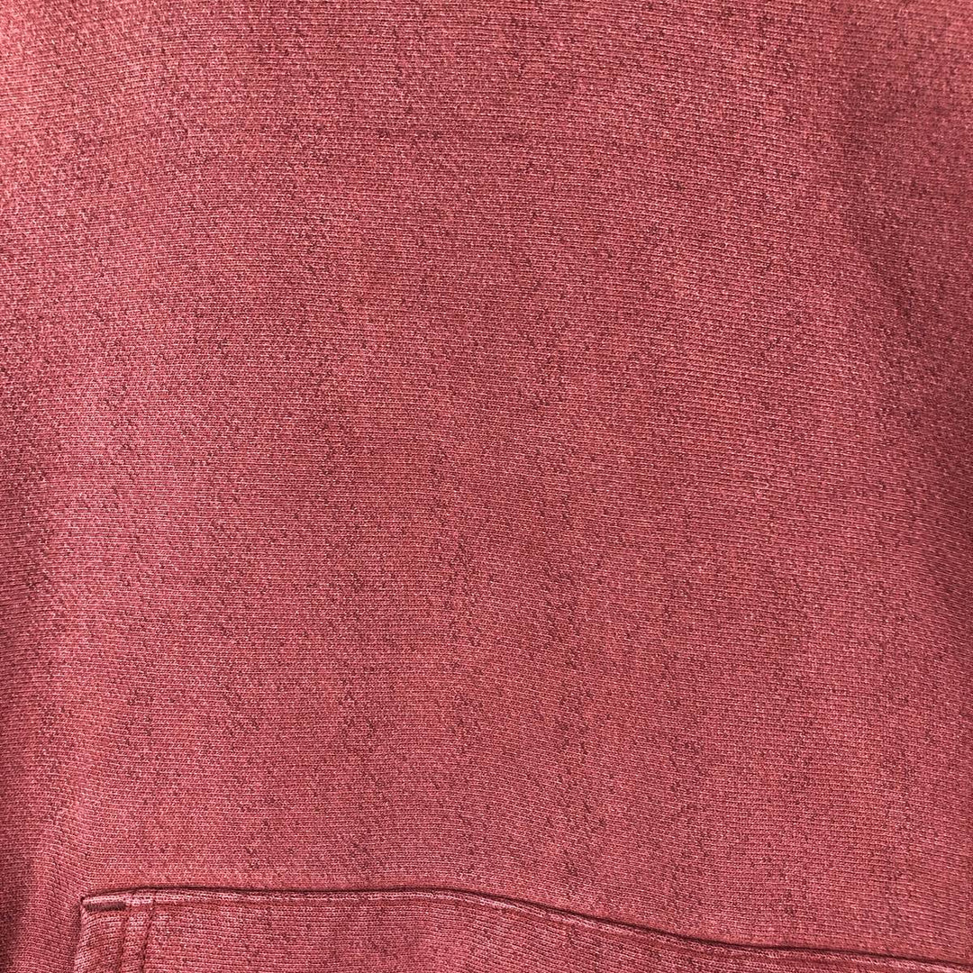 2000'S Champion Premium Reverse Weave Blank Sweatshirt Hoodie (Men's Size L equivalent) cotton burgundy type Vintage Second Hand