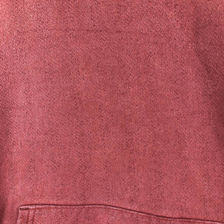 2000'S Champion Premium Reverse Weave Blank Sweatshirt Hoodie (Men's Size L equivalent) cotton burgundy type Vintage Second Hand