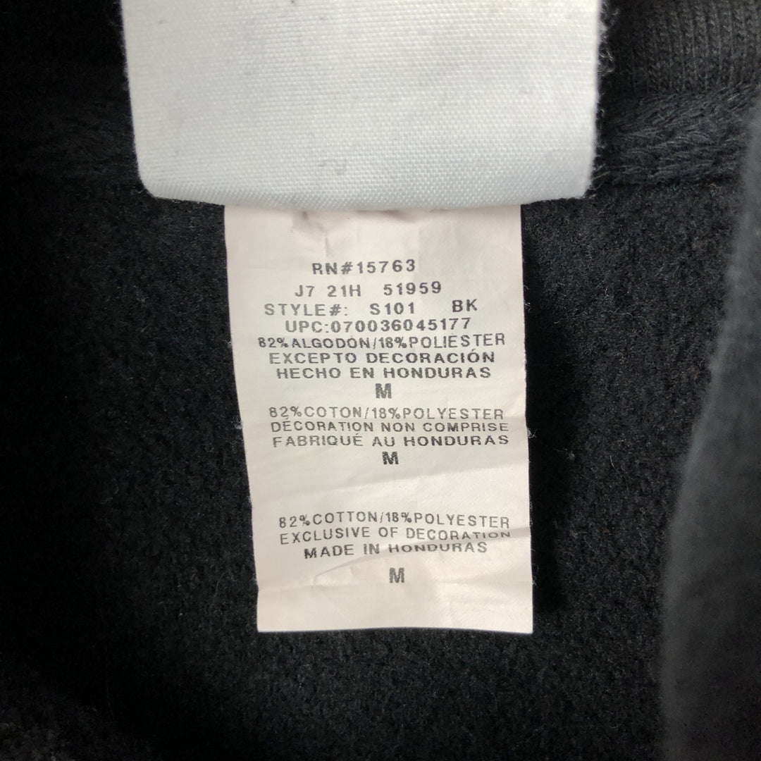 Champion REVERSE WEAVE Reverse Weave Plain Blank Sweatshirt Hoodie Men's M Size cotton black type Vintage Second Hand