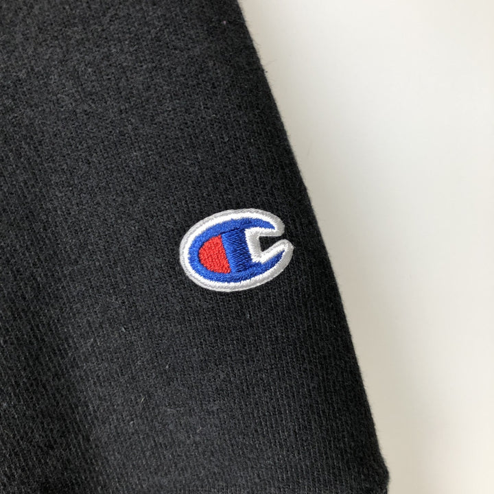Champion REVERSE WEAVE Reverse Weave Plain Blank Sweatshirt Hoodie Men's M Size cotton black type Vintage Second Hand