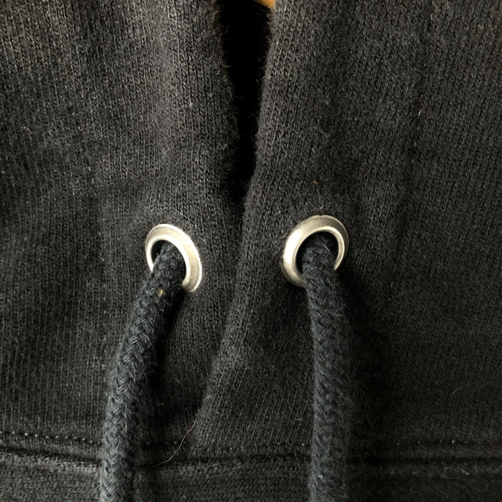 Champion REVERSE WEAVE Reverse Weave Plain Blank Sweatshirt Hoodie Men's M Size cotton black type Vintage Second Hand