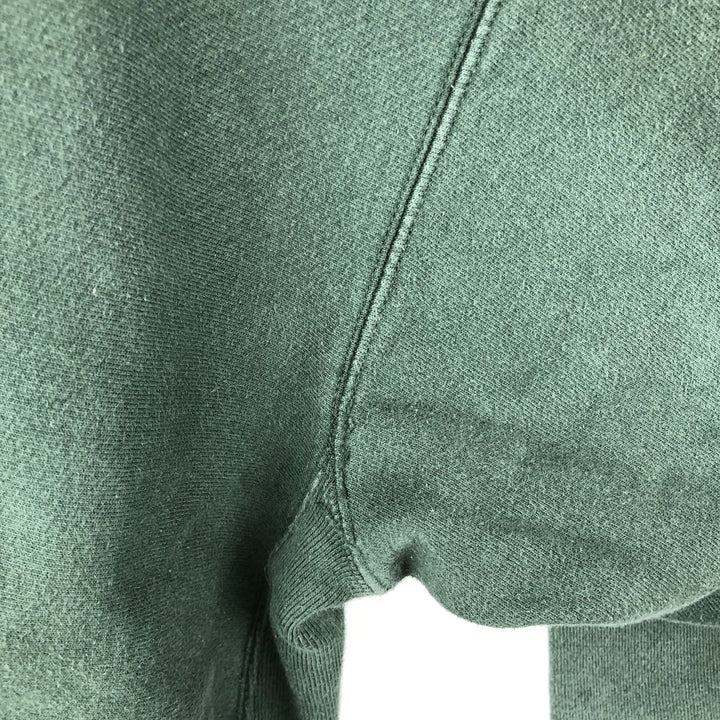 2000'S Champion Premium Reverse Weave Blank Sweatshirt Hoodie, Men's Size L cotton green type Vintage Second Hand