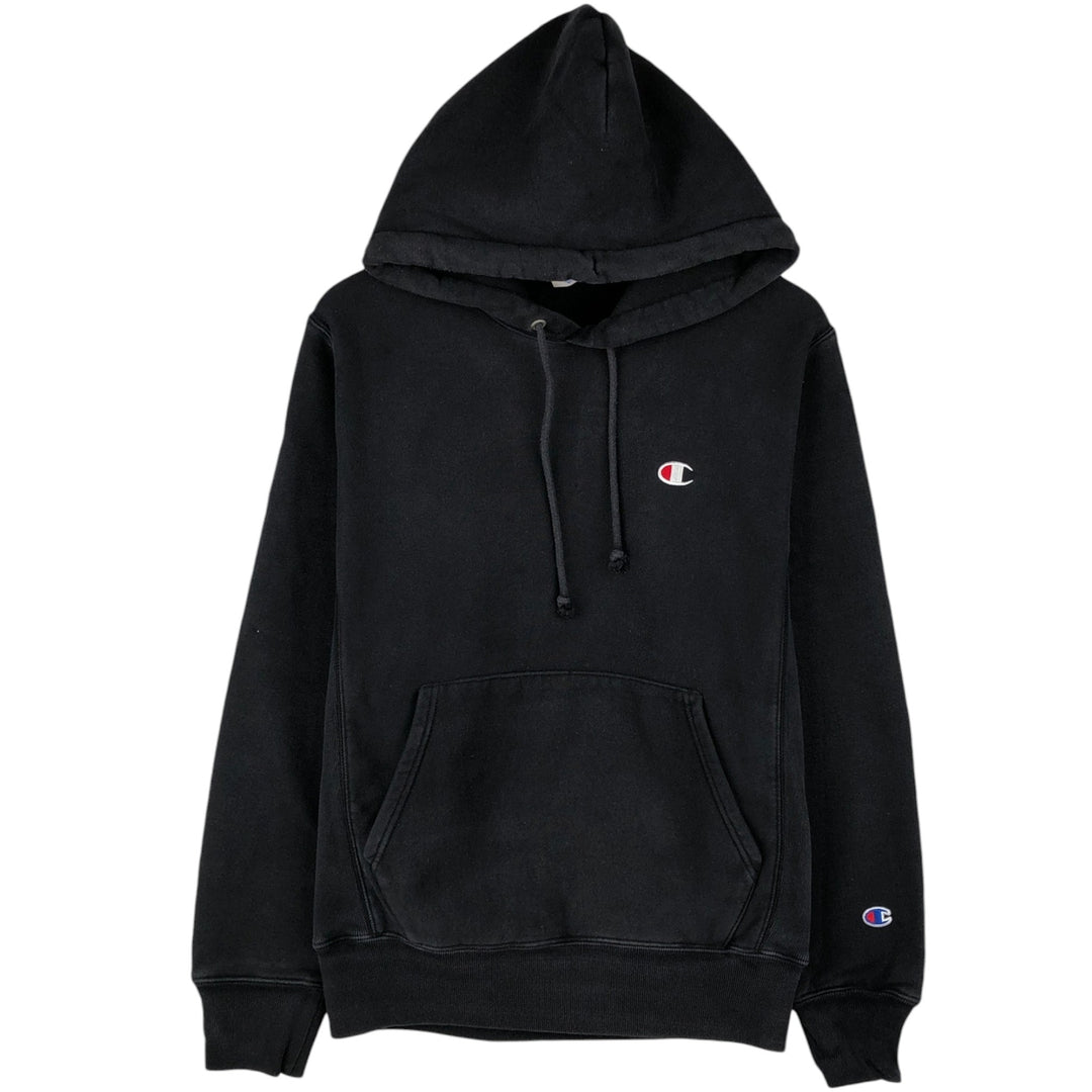 Champion REVERSE WEAVE Reverse Weave Sweat Pullover Hoodie Men's S cotton black type Vintage Second Hand
