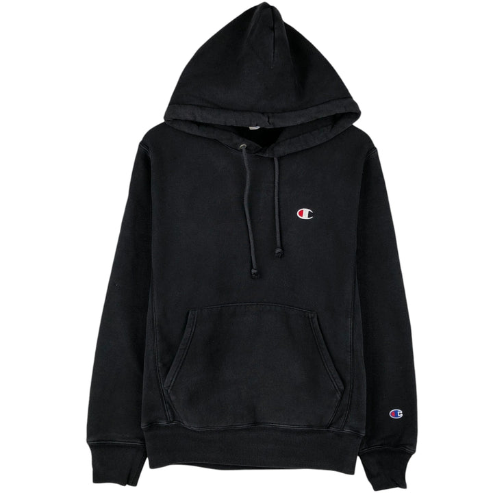 Champion REVERSE WEAVE Reverse Weave Sweat Pullover Hoodie Men's S cotton black type Vintage Second Hand