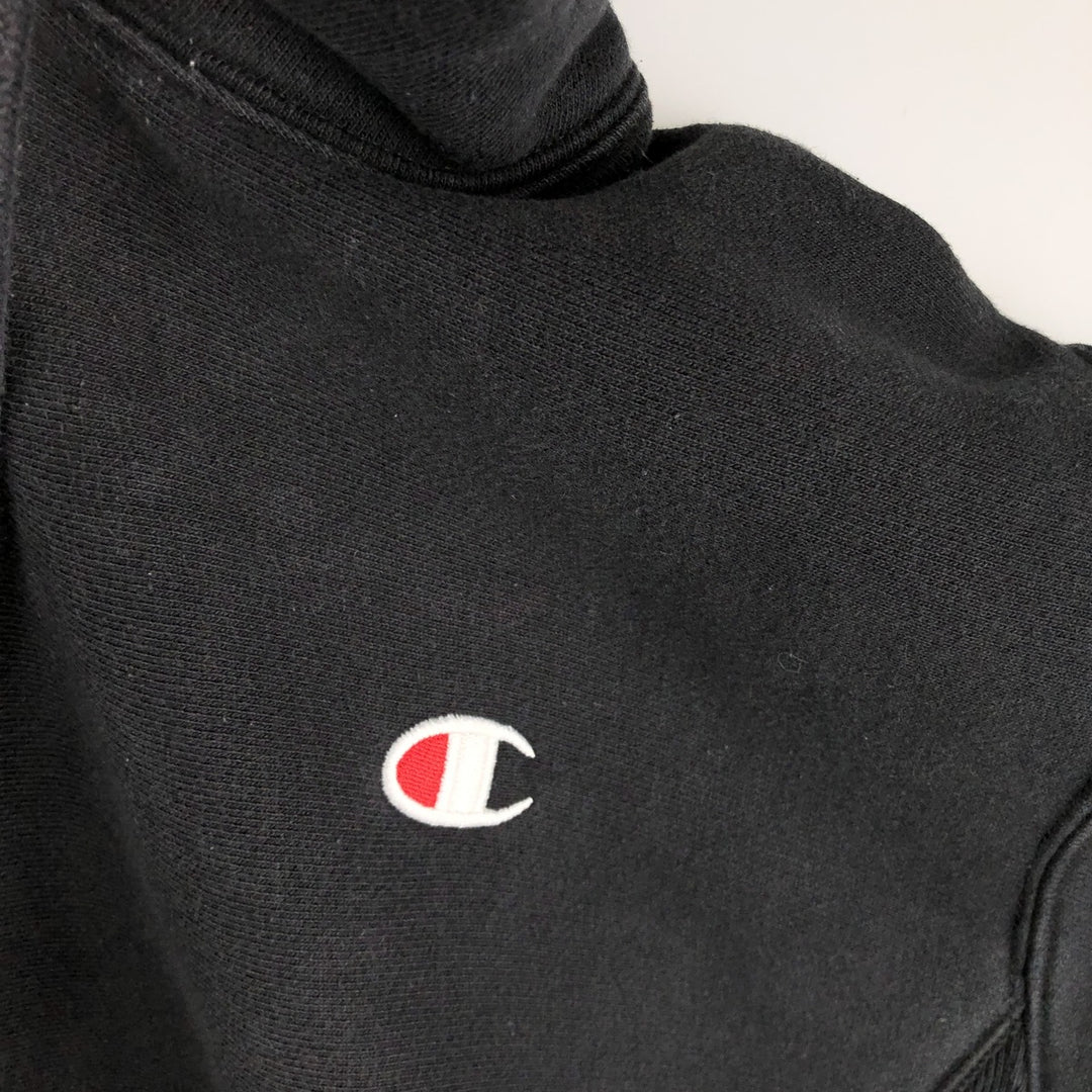 Champion REVERSE WEAVE Reverse Weave Sweat Pullover Hoodie Men's S cotton black type Vintage Second Hand