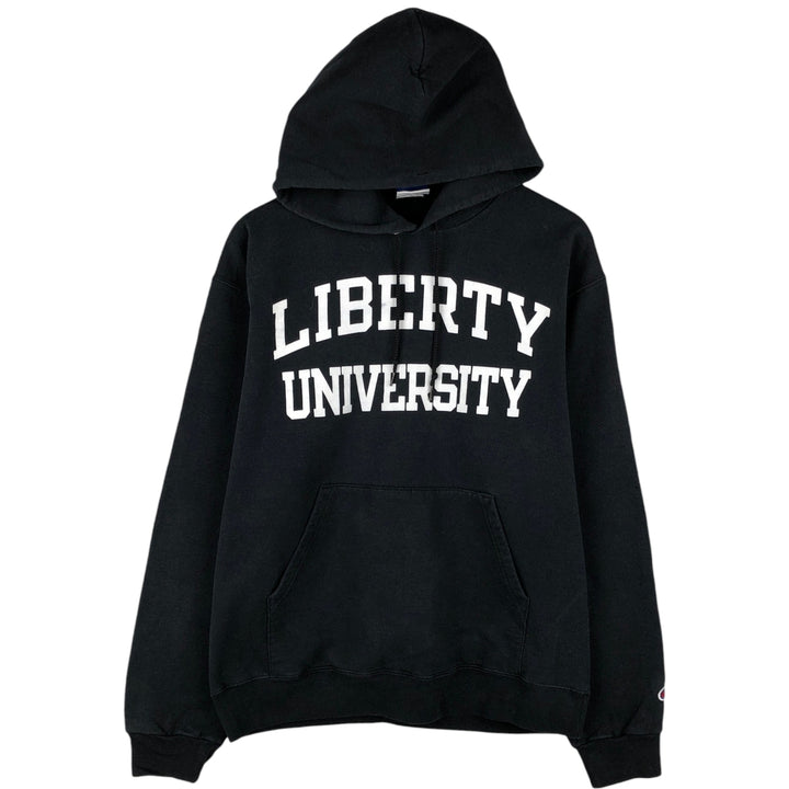 2000'S Champion Authentic Athletic Apparel College Pullover Hoodie, Men's Size L unclear black type Vintage Second Hand