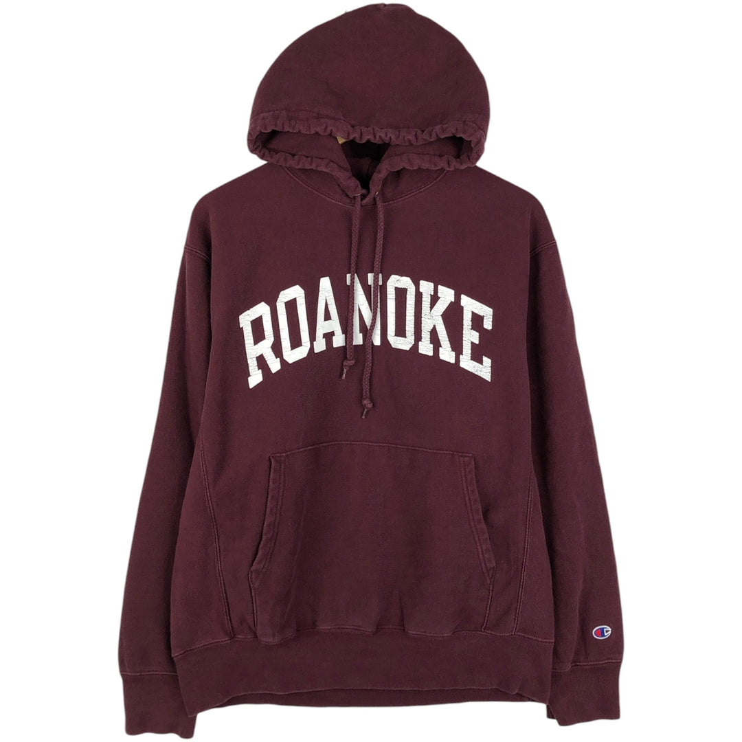 00'S Champion Original Reverse Weave College Sweat Pullover Hoodie Men's M cotton burgundy type Vintage Second Hand