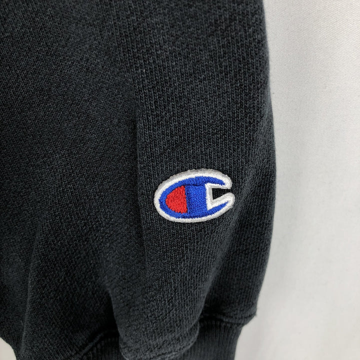 Champion REVERSE WEAVE Reverse Weave Sweat Pullover Hoodie Men's L size cotton black type Vintage Second Hand