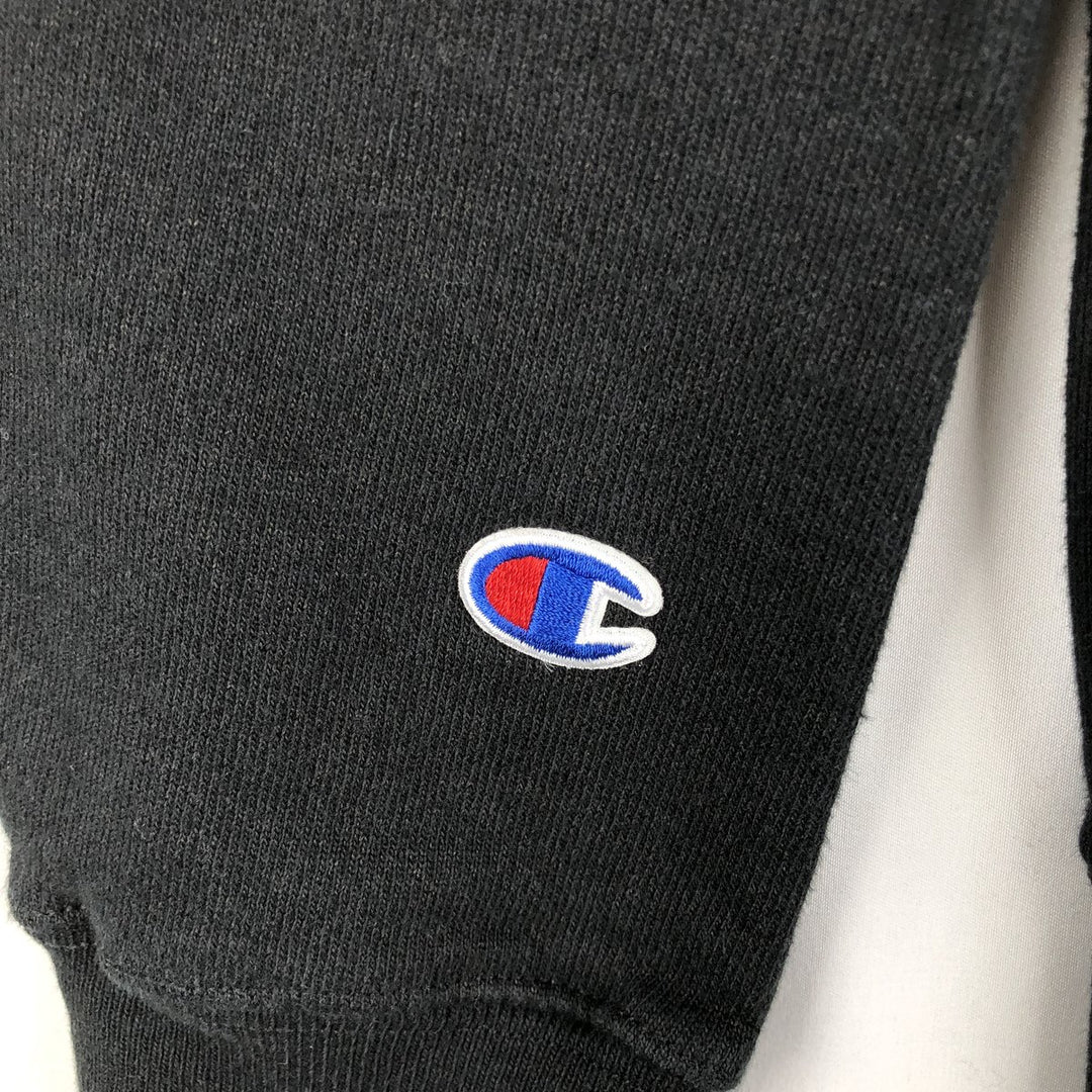Champion REVERSE WEAVE Reverse Weave Sweat Pullover Hoodie Men's L size cotton black type Vintage Second Hand