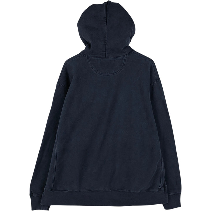 2000'S Champion Original Reverse Weave College Pullover Hoodie, Men's XL cotton navy blue type Vintage Second Hand