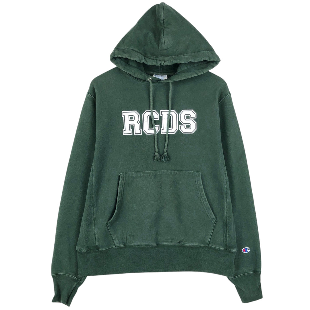 Champion REVERSE WEAVE Reverse Weave College Sweat Pullover Hoodie Men's M cotton Green type dark green Vintage Second Hand