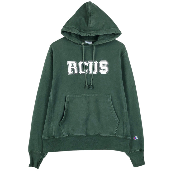 Champion REVERSE WEAVE Reverse Weave College Sweat Pullover Hoodie Men's M cotton Green type dark green Vintage Second Hand