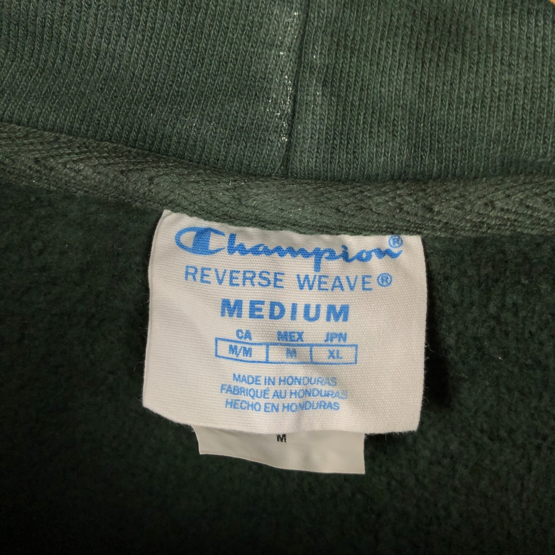 Champion REVERSE WEAVE Reverse Weave College Sweat Pullover Hoodie Men's M cotton Green type dark green Vintage Second Hand