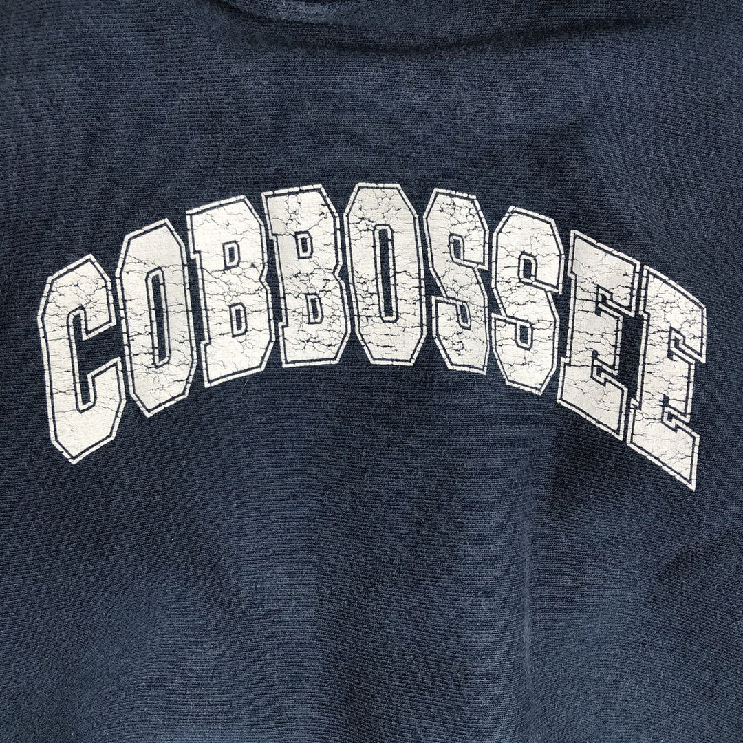 Champion PREMIUM REVERSE WEAVE Premium Reverse Weave Sweat Pullover Hoodie Men's L size cotton navy blue type Vintage Second Hand