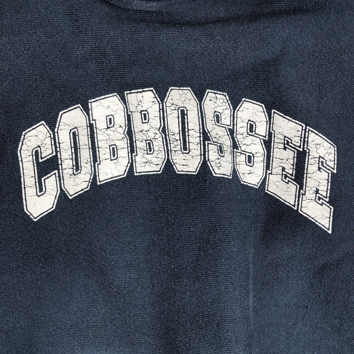 Champion PREMIUM REVERSE WEAVE Premium Reverse Weave Sweat Pullover Hoodie Men's L size cotton navy blue type Vintage Second Hand