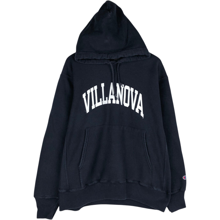 2000'S Champion Original Reverse Weave College Pullover Hoodie, Men's Size L cotton navy blue type Vintage Second Hand