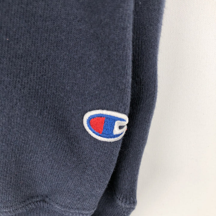 2000'S Champion Original Reverse Weave College Pullover Hoodie, Men's Size L cotton navy blue type Vintage Second Hand