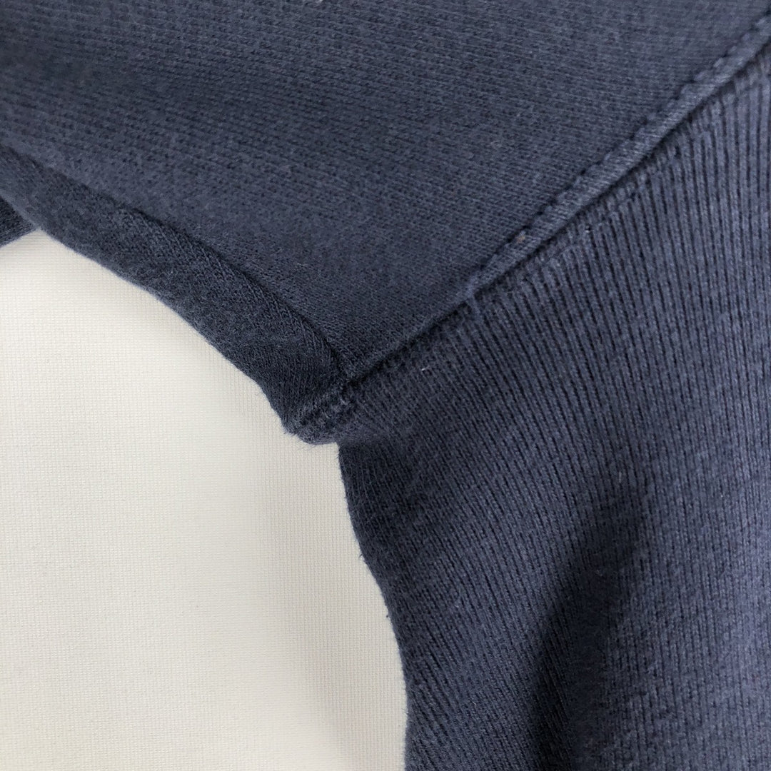 2000'S Champion Original Reverse Weave College Pullover Hoodie, Men's Size L cotton navy blue type Vintage Second Hand