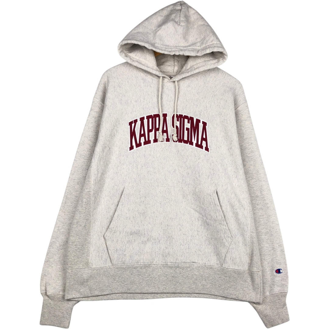 Champion REVERSE WEAVE Reverse Weave College Sweat Pullover Hoodie Men's L size cotton gray type Vintage Second Hand