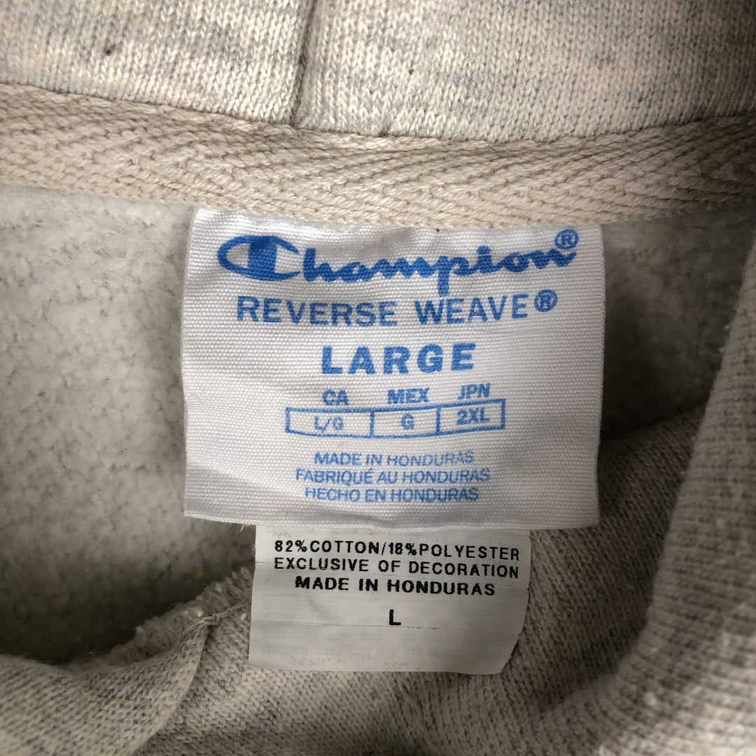 Champion REVERSE WEAVE Reverse Weave College Sweat Pullover Hoodie Men's L size cotton gray type Vintage Second Hand