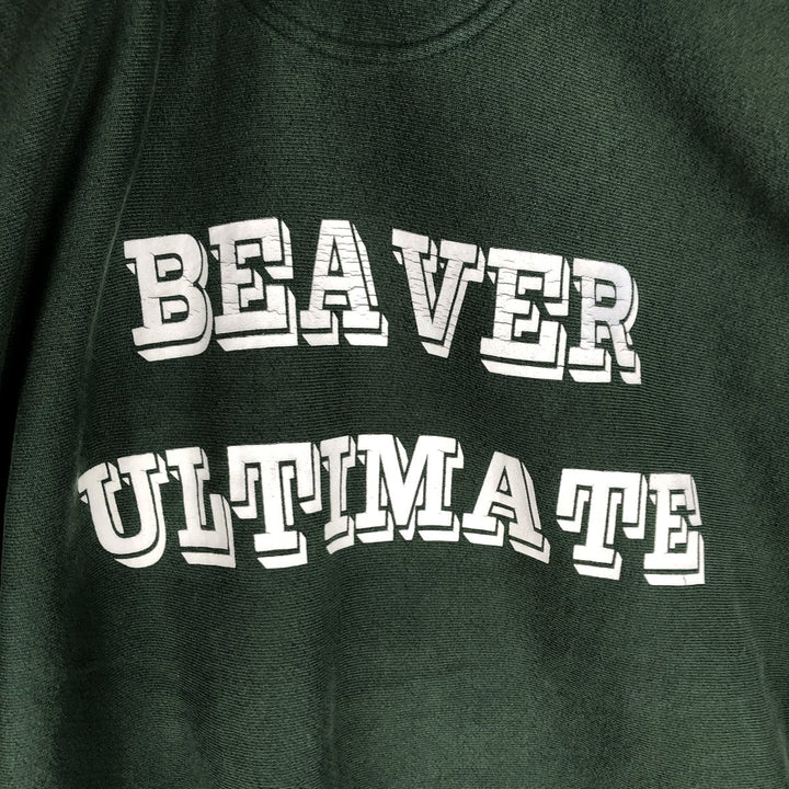 00'S Champion Premium Reverse Weave College Sweat Pullover Hoodie, Men's Size L unclear Green type dark green Vintage Second Hand