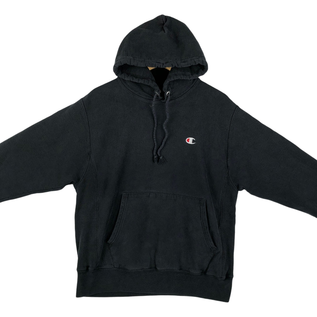 Champion REVERSE WEAVE Reverse Weave Sweat Pullover Hoodie Men's M cotton black type Vintage Second Hand